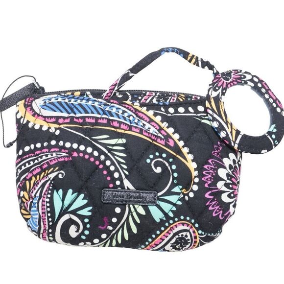 Vera Bradley BOGO FREE SALE NWOT Bandana Swirl Cosmetic Bag and Mirror - Picture 2 of 10